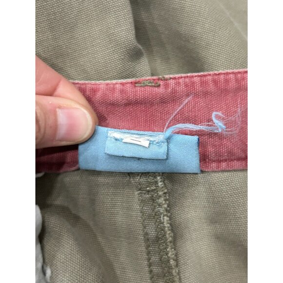 Sigrid Olsen So Blue Womens Khaki Cropped Pants Size S - Picture 6 of 8